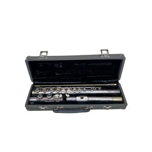 Vintage 1968 Haynes-Schwelm‎ Flute Silverplated Open Hole C Foot Instrument Case